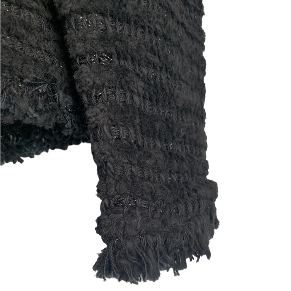 IRO PARIS SIANA Black Puff Sleeve Jacket size 42 - Picture 6 of 14